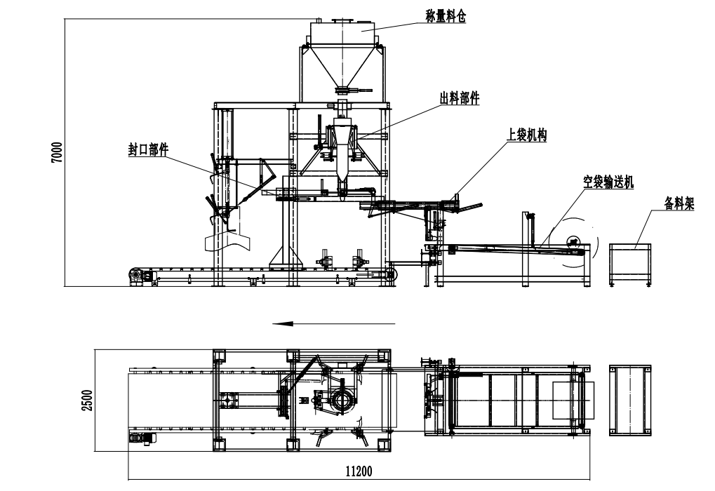 全自動噸袋包裝秤，全自動噸袋包裝機，全自動大袋包裝秤